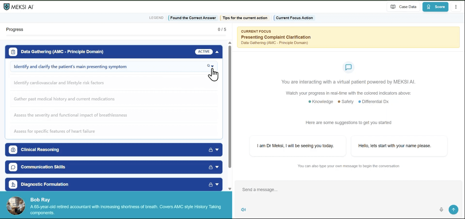 The MEKSI teach mode interface